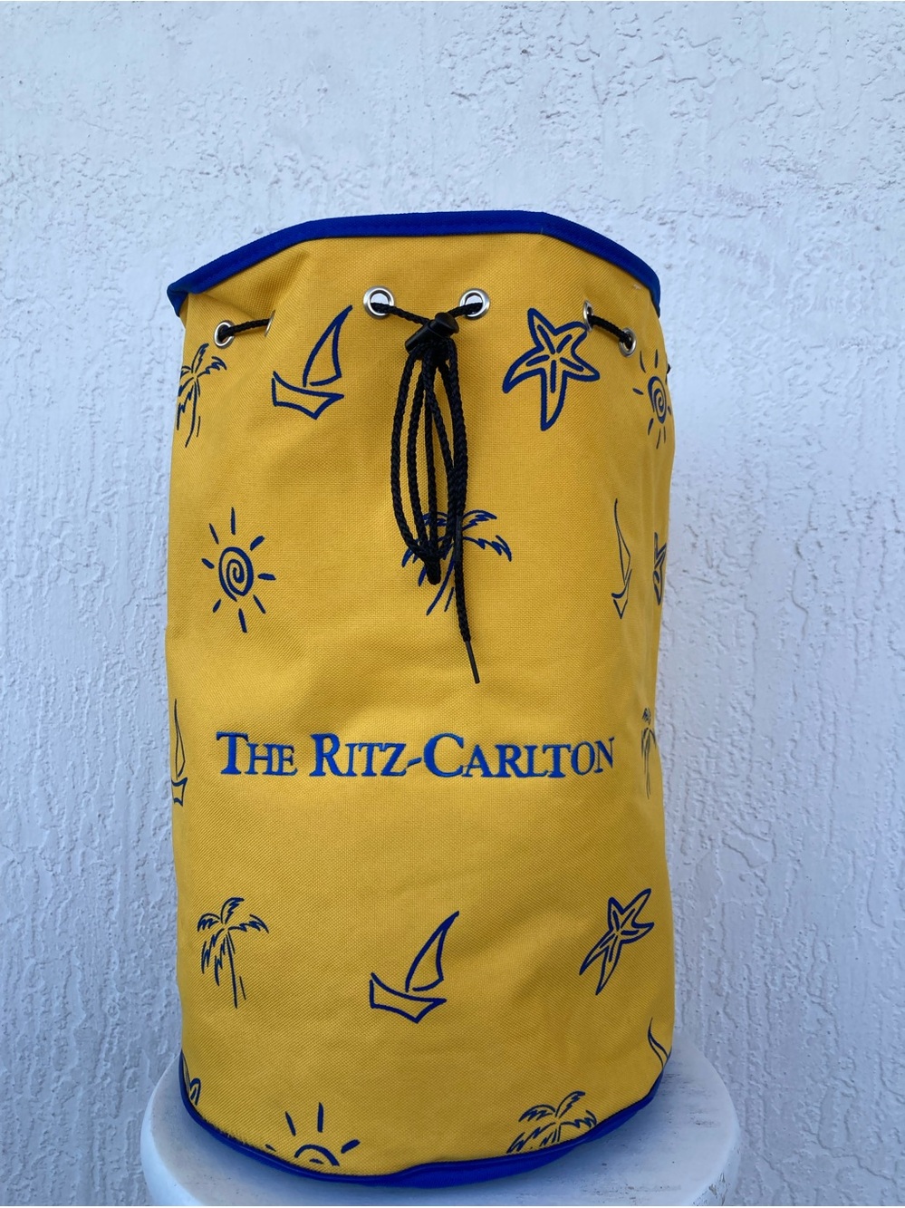 VTG The Ritz Carlton Convertible Beach Backpack Duffel Bag Air-Tex Made in USA